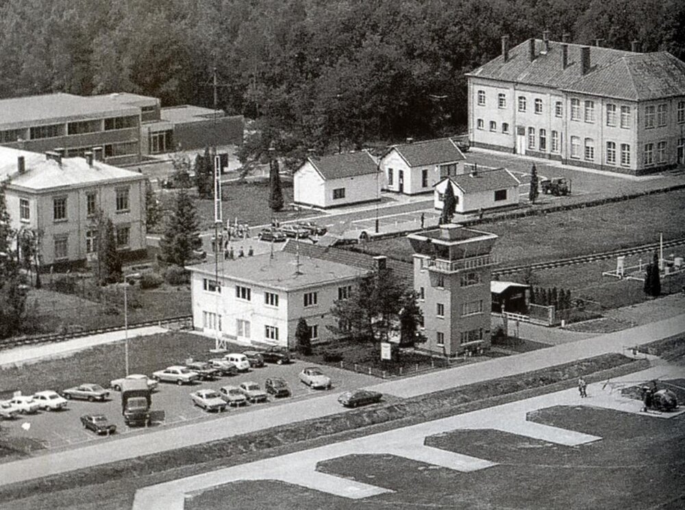 Verkeerstoren, luchtfoto