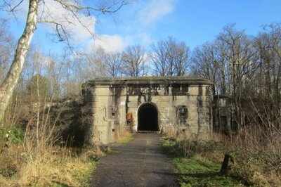 Fort van Brasschaat, ingang