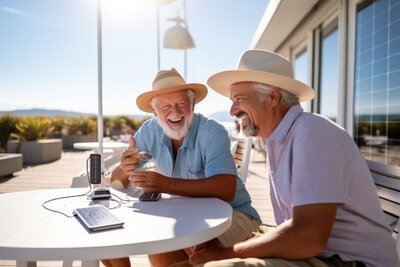 Senioren op vakantie