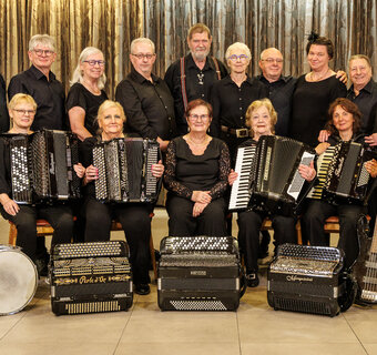 band Cosy HoPu hooggeëerd publiek