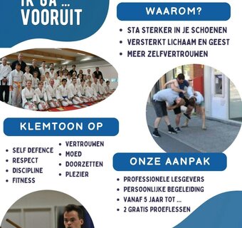 Affiche Jiu Jitsuschool Magda De Sutter