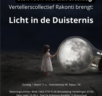 Vertellerscollectief Rakonti brengt: Licht in de duisternis