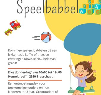 Flyer Speelbabbel Huis van het Kind